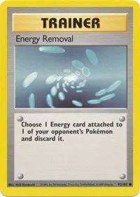 A picture of the Energy Removal Pokemon card from Base Set